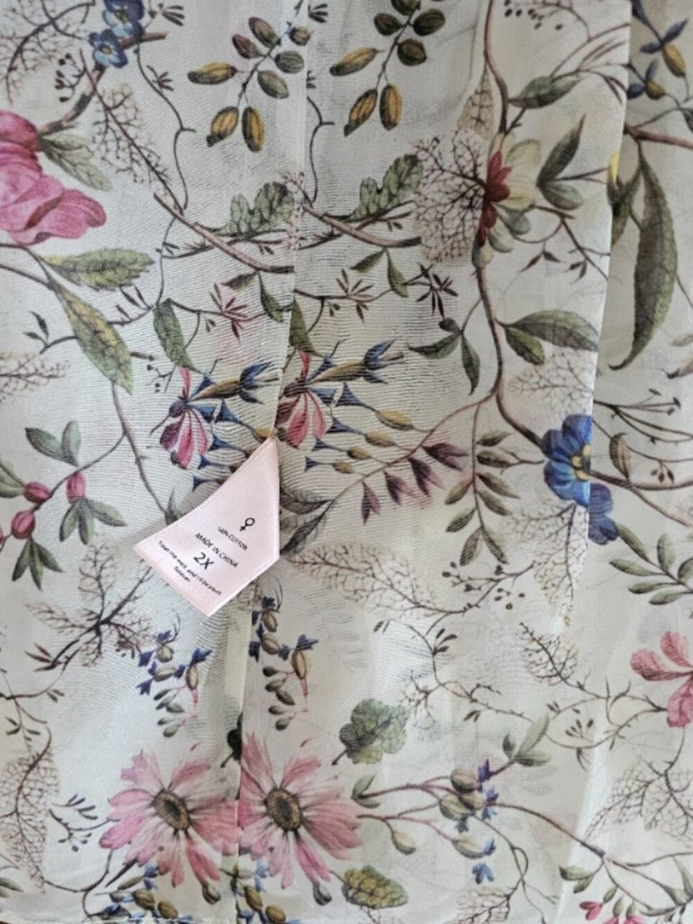 Wildflower Kilburn Cottage Puff Dress EUC 2X - Picture 3 of 7